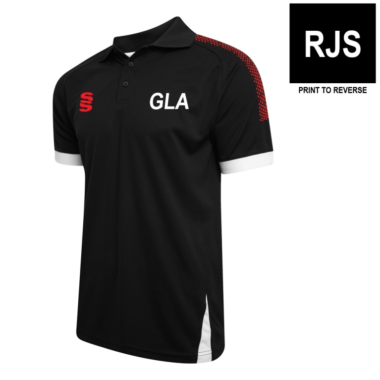 Fuse Polo Shirt : Black /  White
