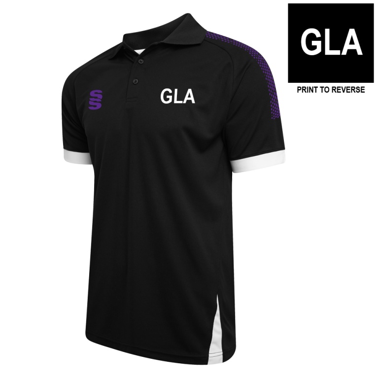 Fuse Polo Shirt : Black /  White